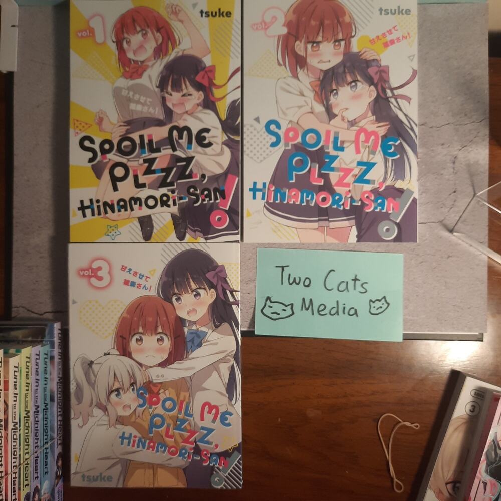 📚 Spoil Me Plzz, Hinamori-san! Vol. 1-3 Official English Manga Bundle Yuri